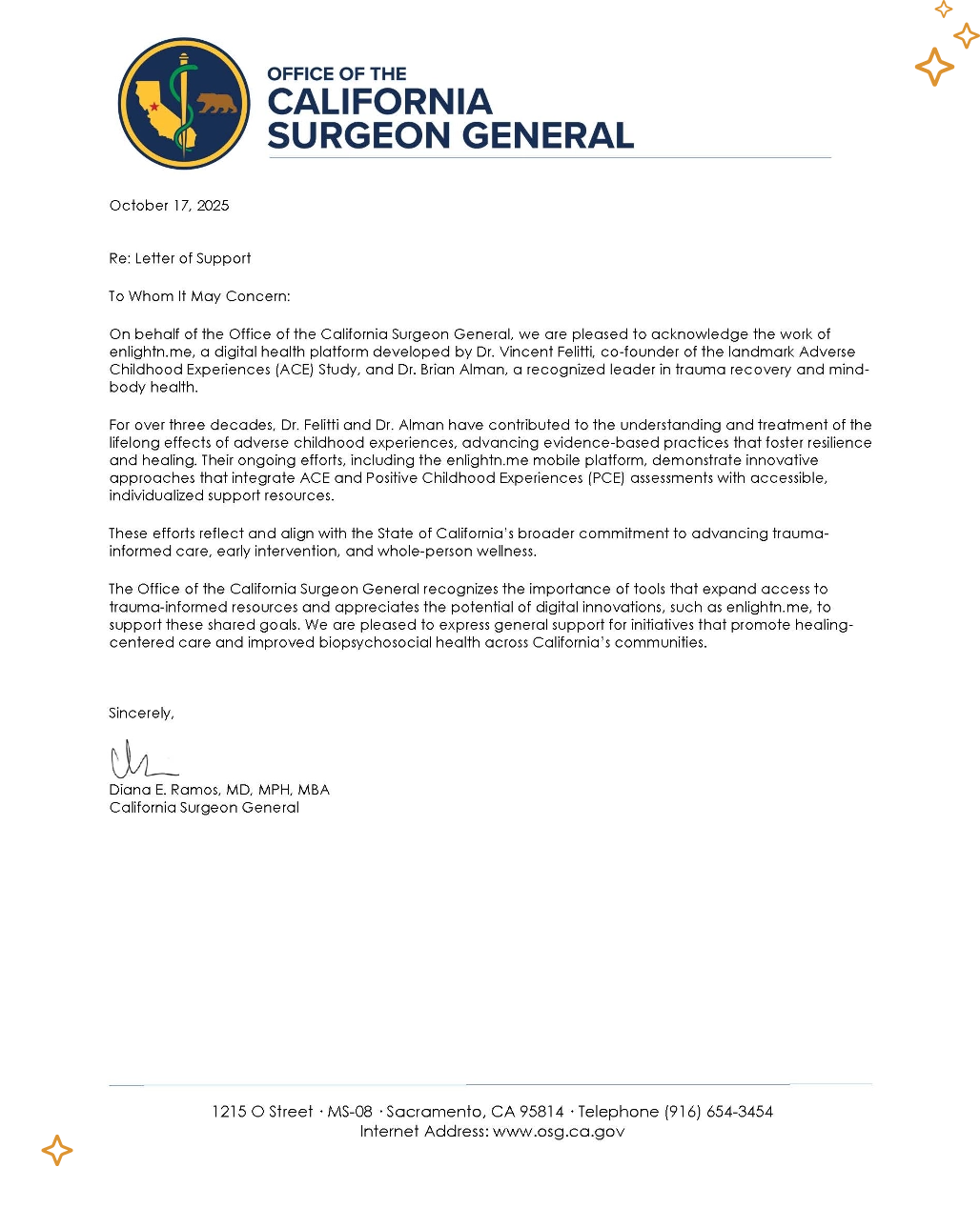 California Surgeon General (2x)